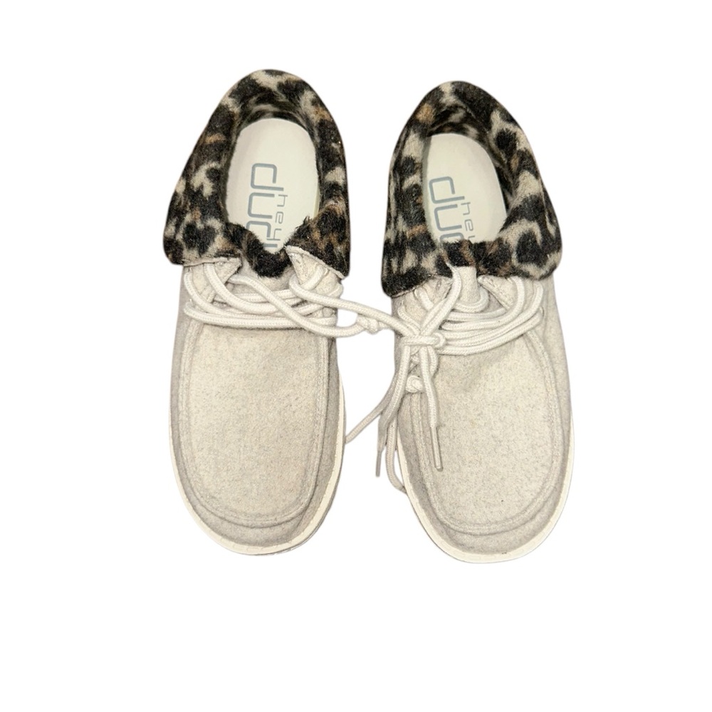 Women’s Hey Dudes Women’s Britt Cream Cheetah Size 7
